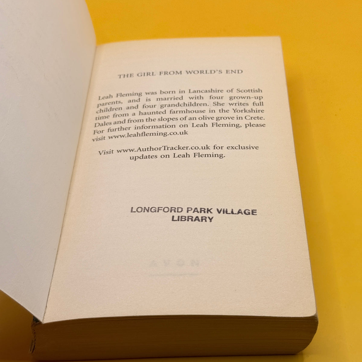 The Girl from World's End by Leah Fleming