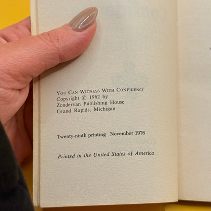 You Can Witness with Confidence by Rosalind Rinker (1976)