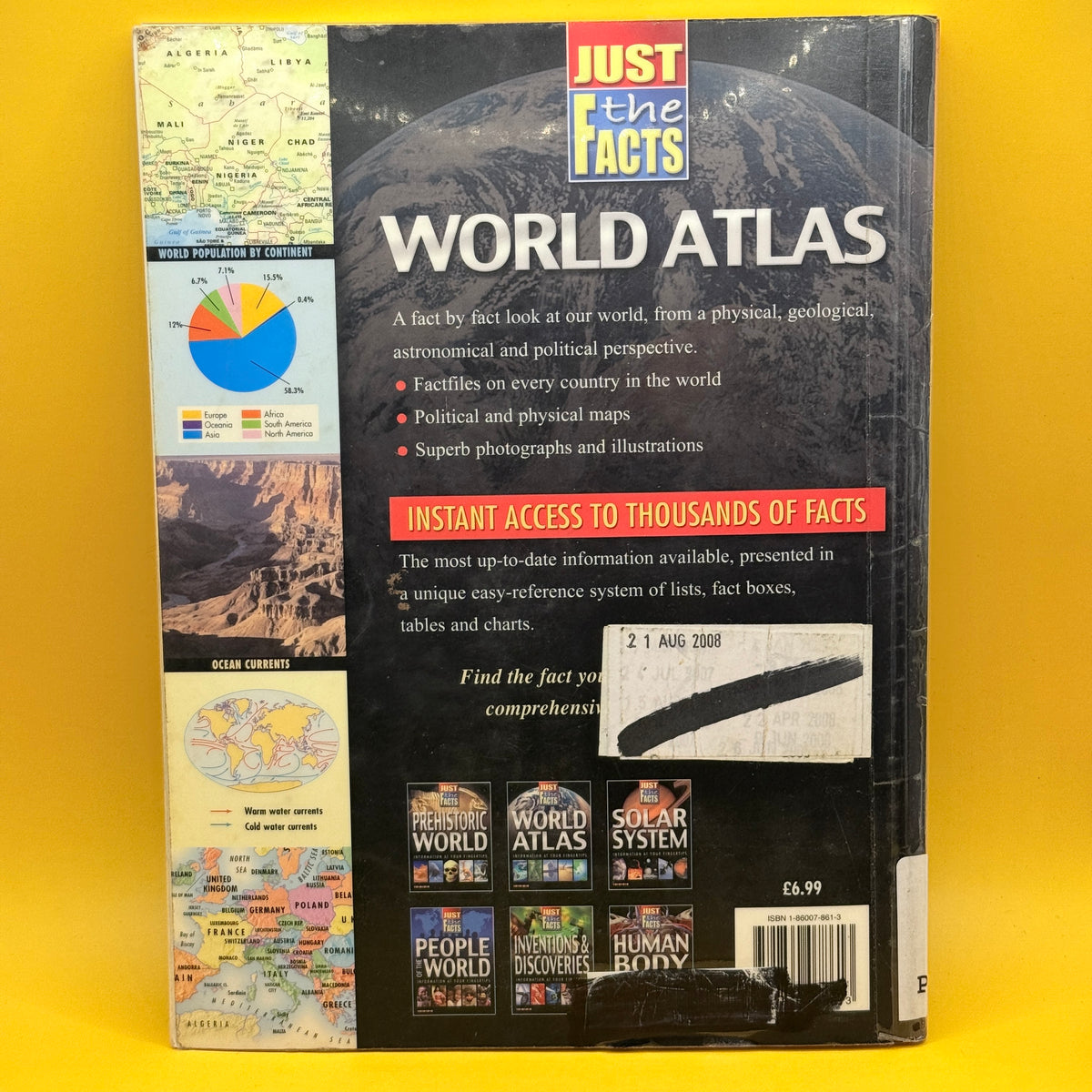 Just the Facts World Atlas by Parragon Books