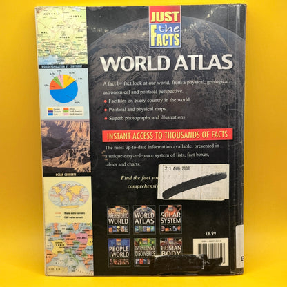 Just the Facts World Atlas by Parragon Books
