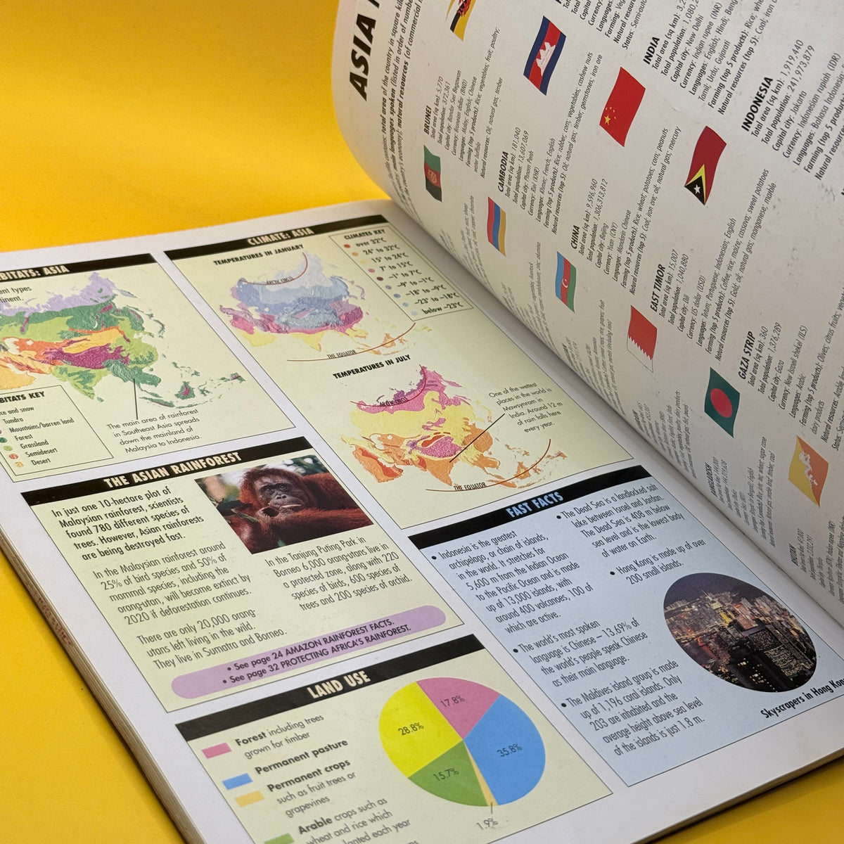 Just the Facts World Atlas by Parragon Books