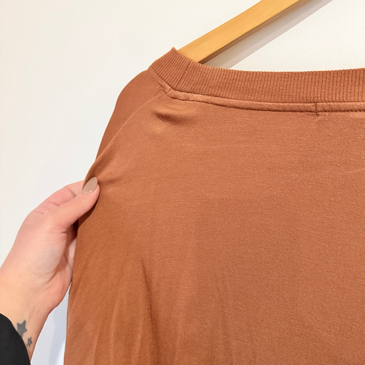 Zest Rust Brown Long Sleeve Top Size XL