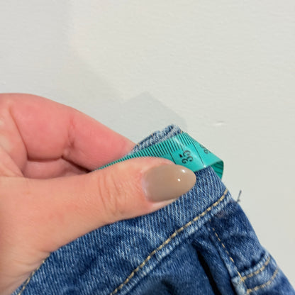 American Apparel Blue High Waisted Denim Shorts Size 26