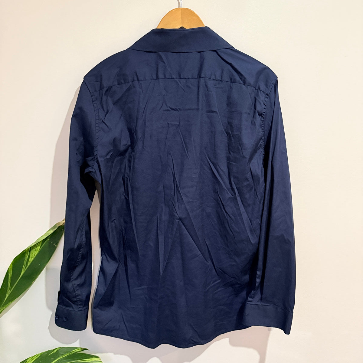Connor Navy Long Sleeve Classic Shirt Size M