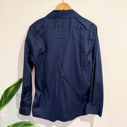 Connor Navy Long Sleeve Classic Shirt Size M