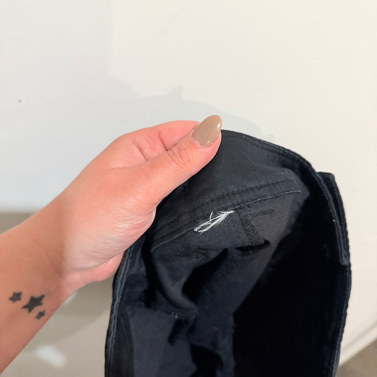 Glassons Black Button Detail Shorts Size 8