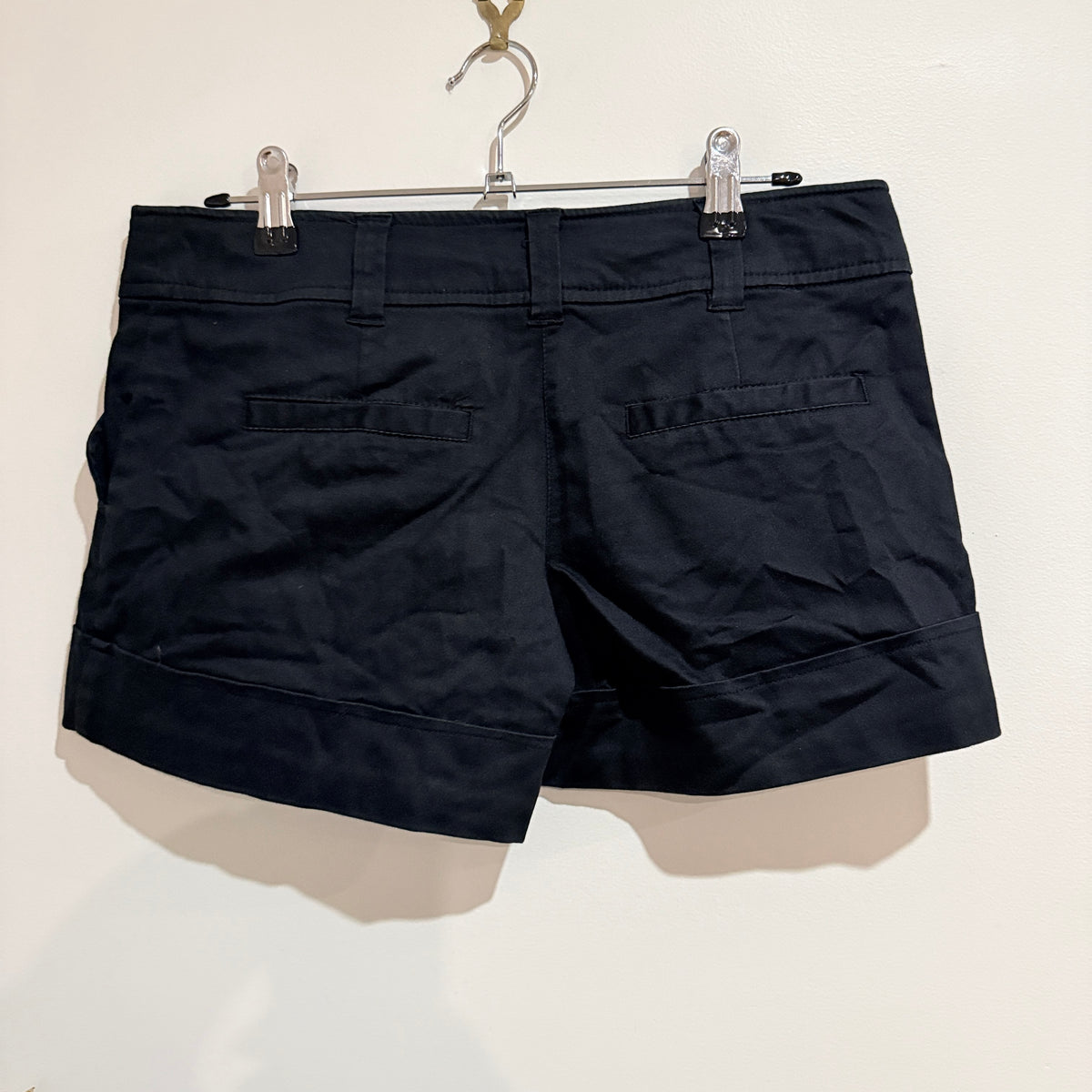 Glassons Black Button Detail Shorts Size 8