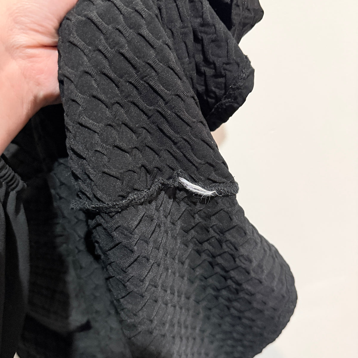 Dotti Black Textured Knit Sleeveless Dress Size XS