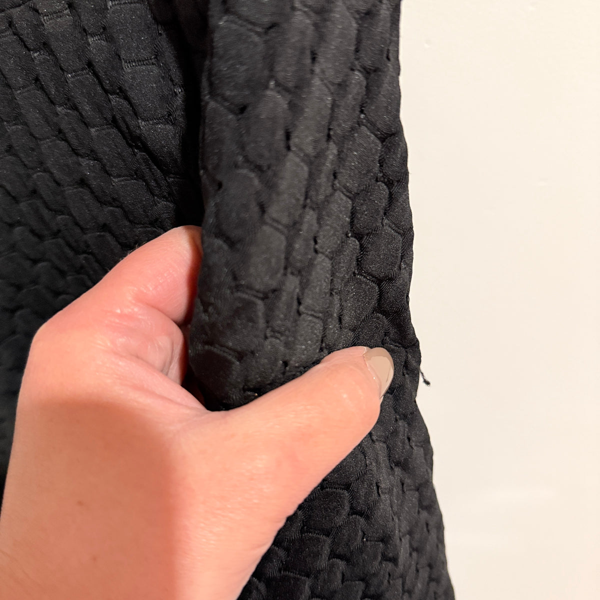 Dotti Black Textured Knit Sleeveless Dress Size XS
