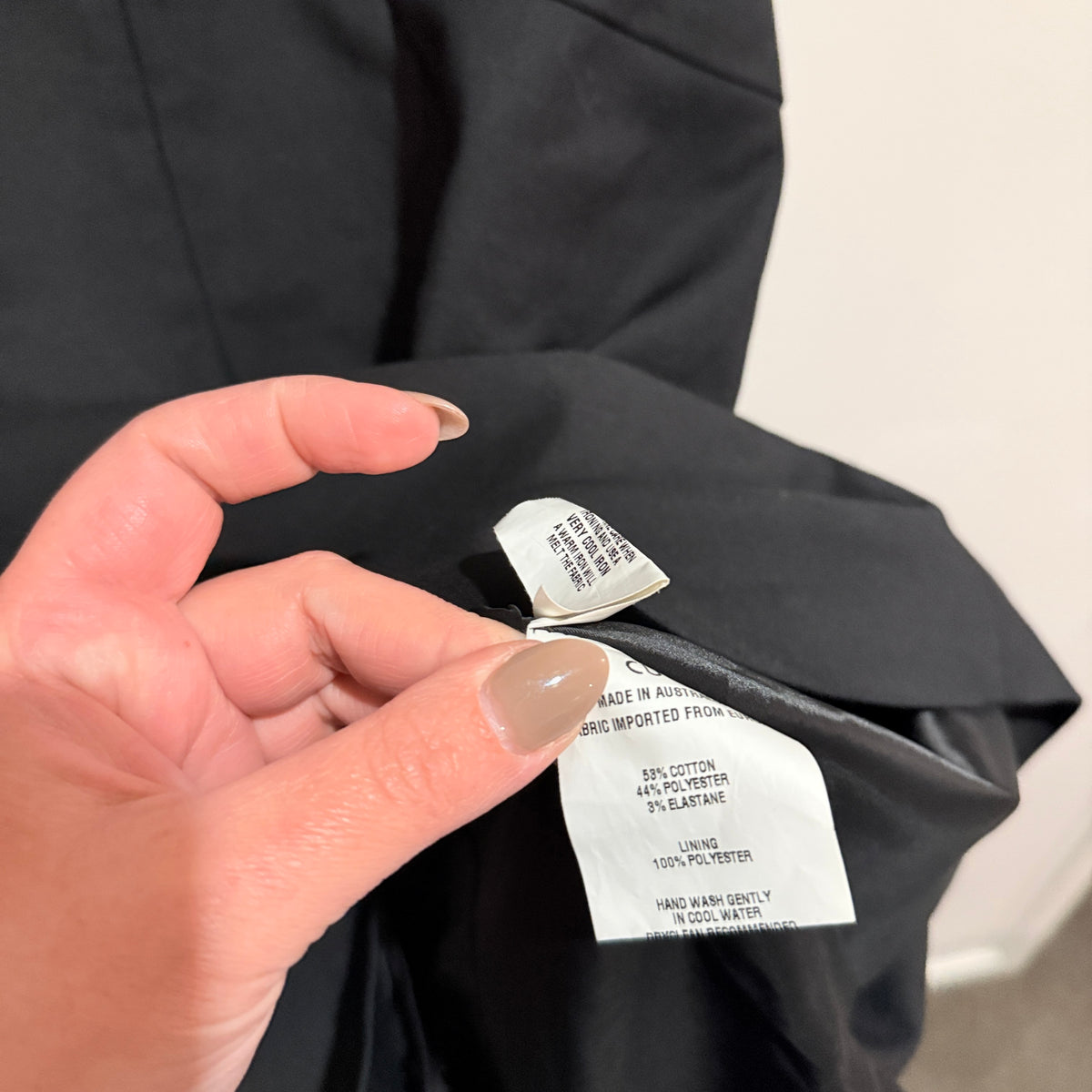 Cue Black Sleeveless Sheath Dress Size 10