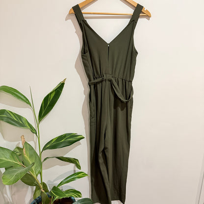 Cotton On Khaki Sleeveless Jumpsuit Size XS