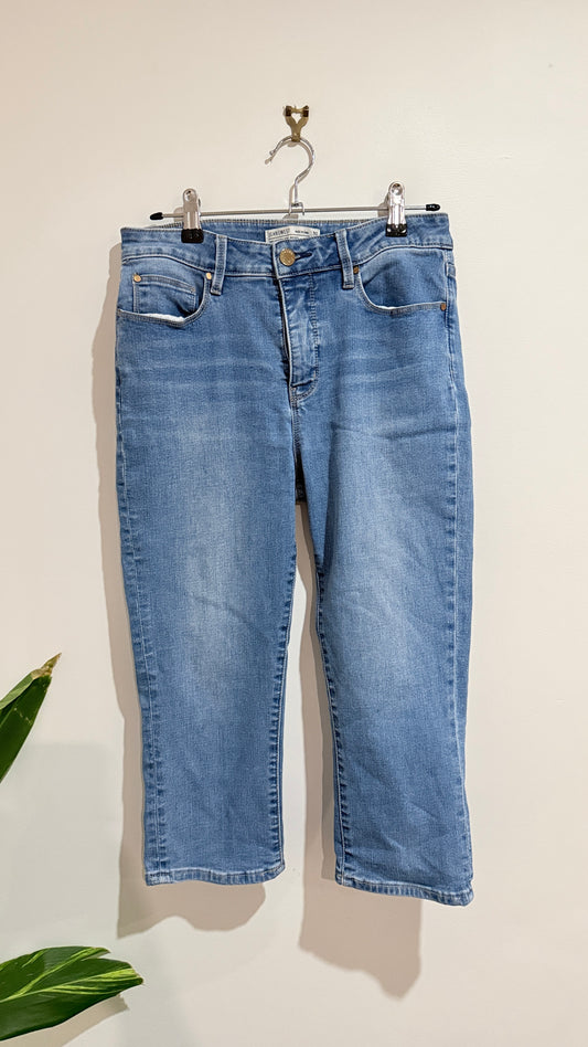 Jeanswest Cropped Straight Leg Jeans Size 10