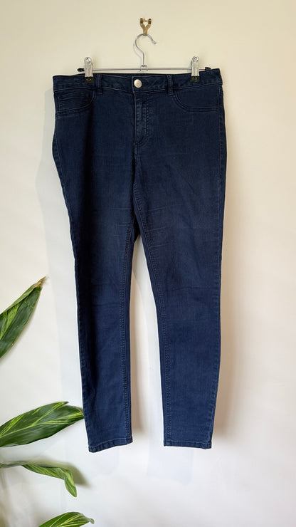 Anko Dark Wash Mid Rise Skinny Jeans Size 12