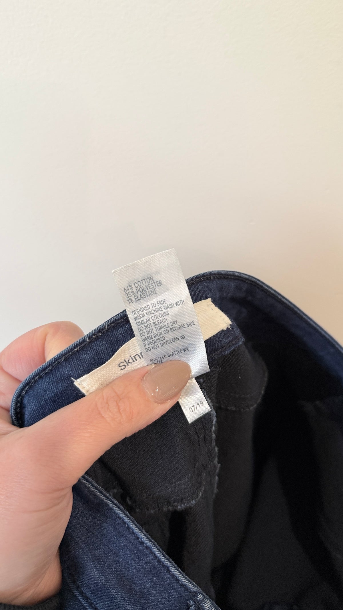 Anko Dark Wash Mid Rise Skinny Jeans Size 12