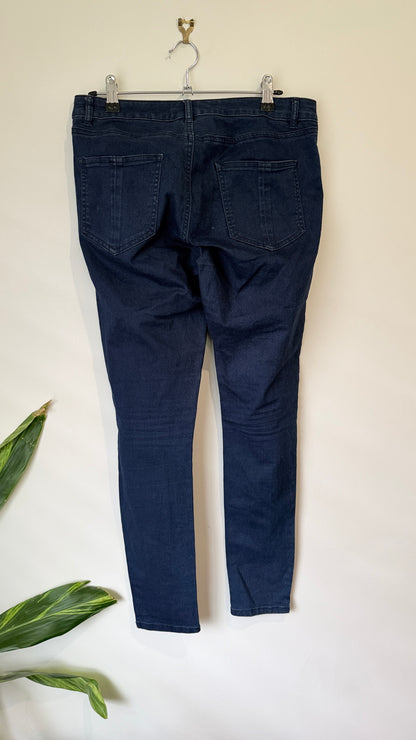 Anko Dark Wash Mid Rise Skinny Jeans Size 12
