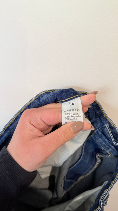 New Tusfan Mid Wash Jeans Size 34