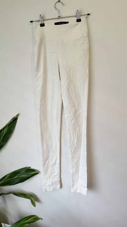 Decjuba White Skinny Pants Size 6