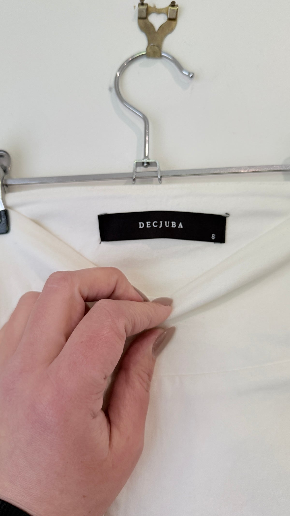 Decjuba White Skinny Pants Size 6