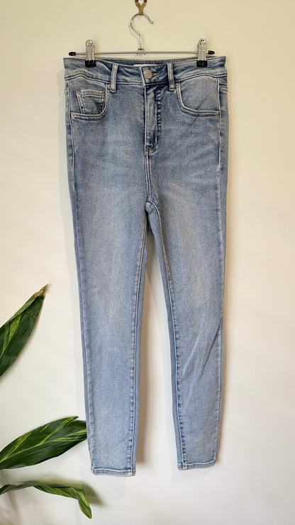 Decjuba D-Luxe Basics Light Wash Skinny Jeans Size 8