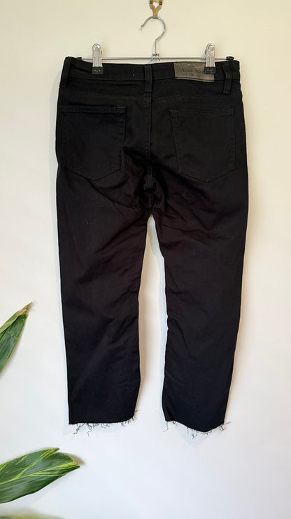 Acne Jeans Hep Black Stretch Jeans Size 25/34