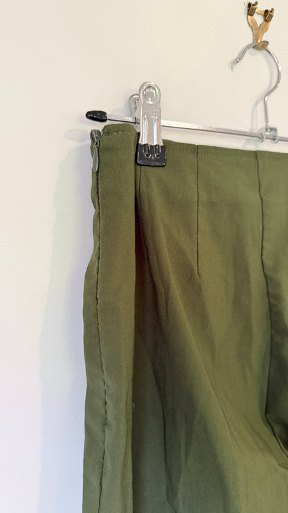 Verge Olive Green Tailored Pants Size 8