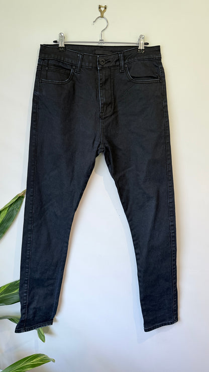 Absent Size 30 Black Tapered Jeans