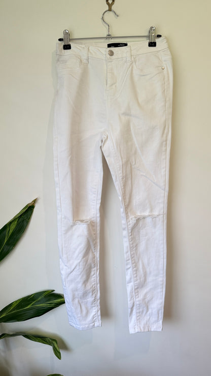 Jay Jays White High Rise Skinny Jeans Size 8