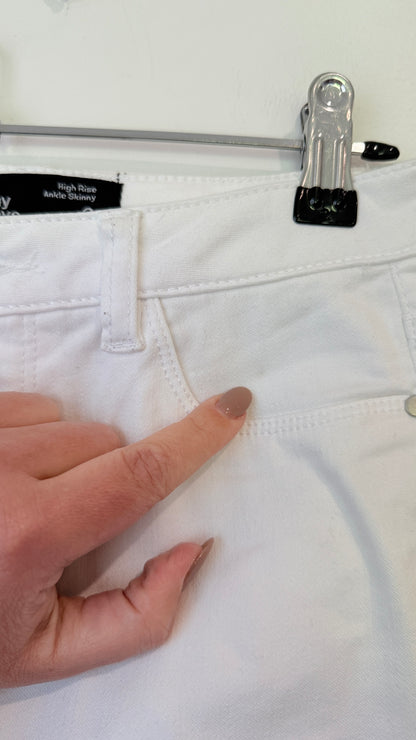 Jay Jays White High Rise Skinny Jeans Size 8