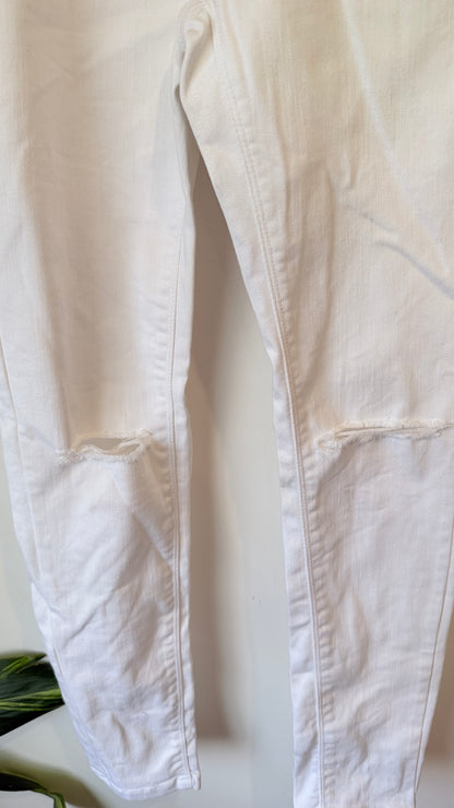 Jay Jays White High Rise Skinny Jeans Size 8
