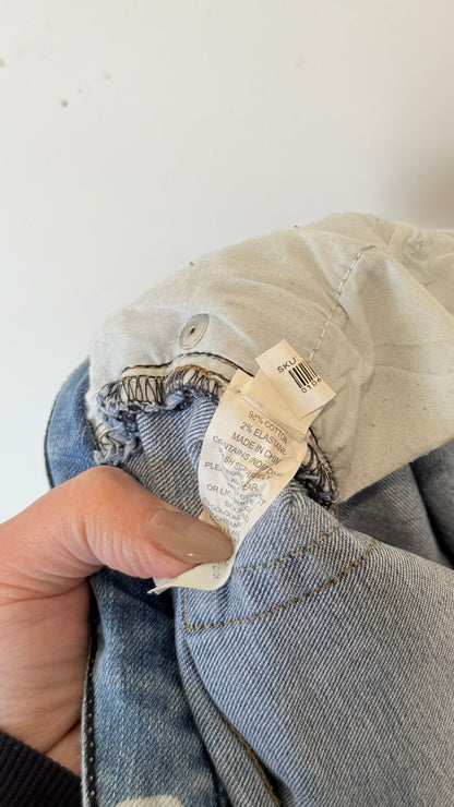 Jeanswest Light Wash Cuffed Jeans Size 10