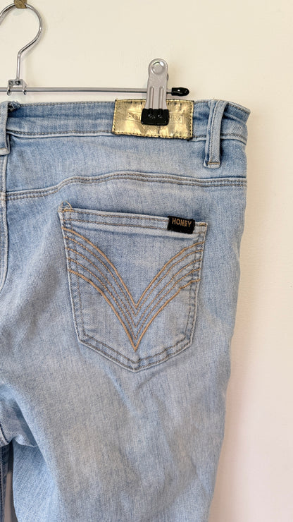 HoneyDenim Light Wash Skinny Jeans Size 10