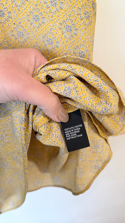 Sportsgirl Yellow Ditsy Floral Print Cami Size 12