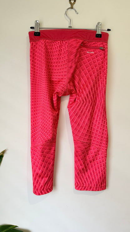 Adidas Patterned Cropped Leggings Size M
