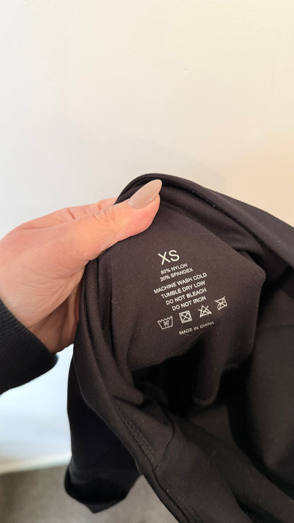 Mb Black Over Bump Maternity Leggings Size XS