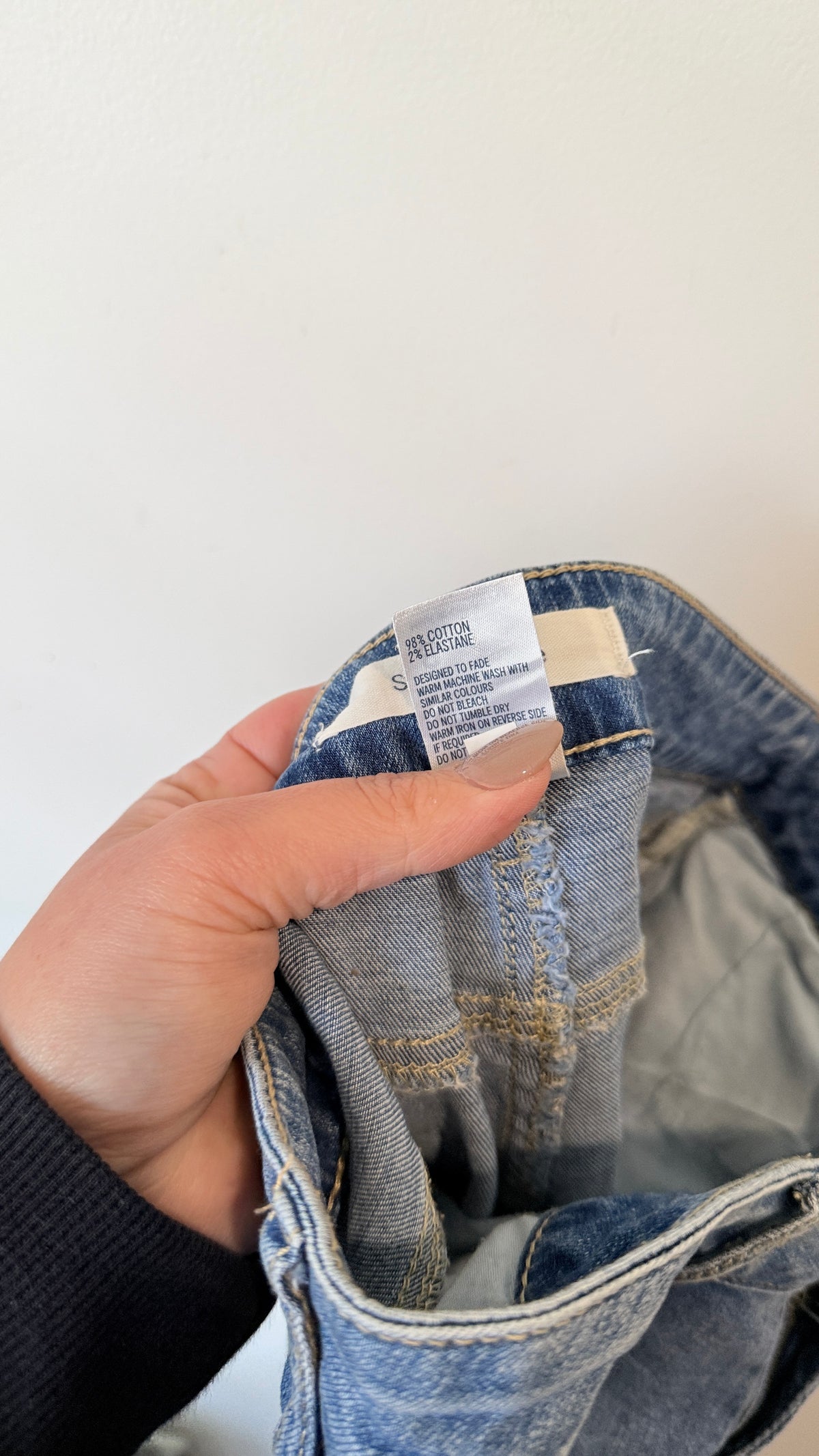 Anko Slim Mid Rise Jeans Size 8