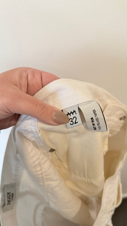 Ziggy Denim White Distressed Jeans Size 32