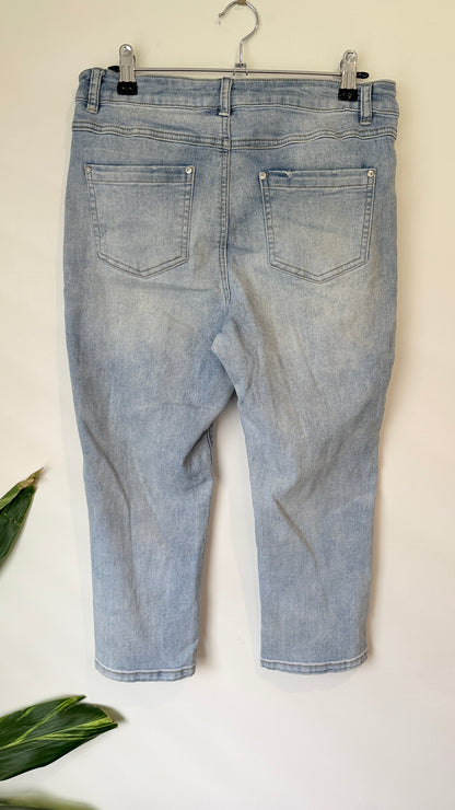 Denim Republic Size 10 Light Wash Jeans