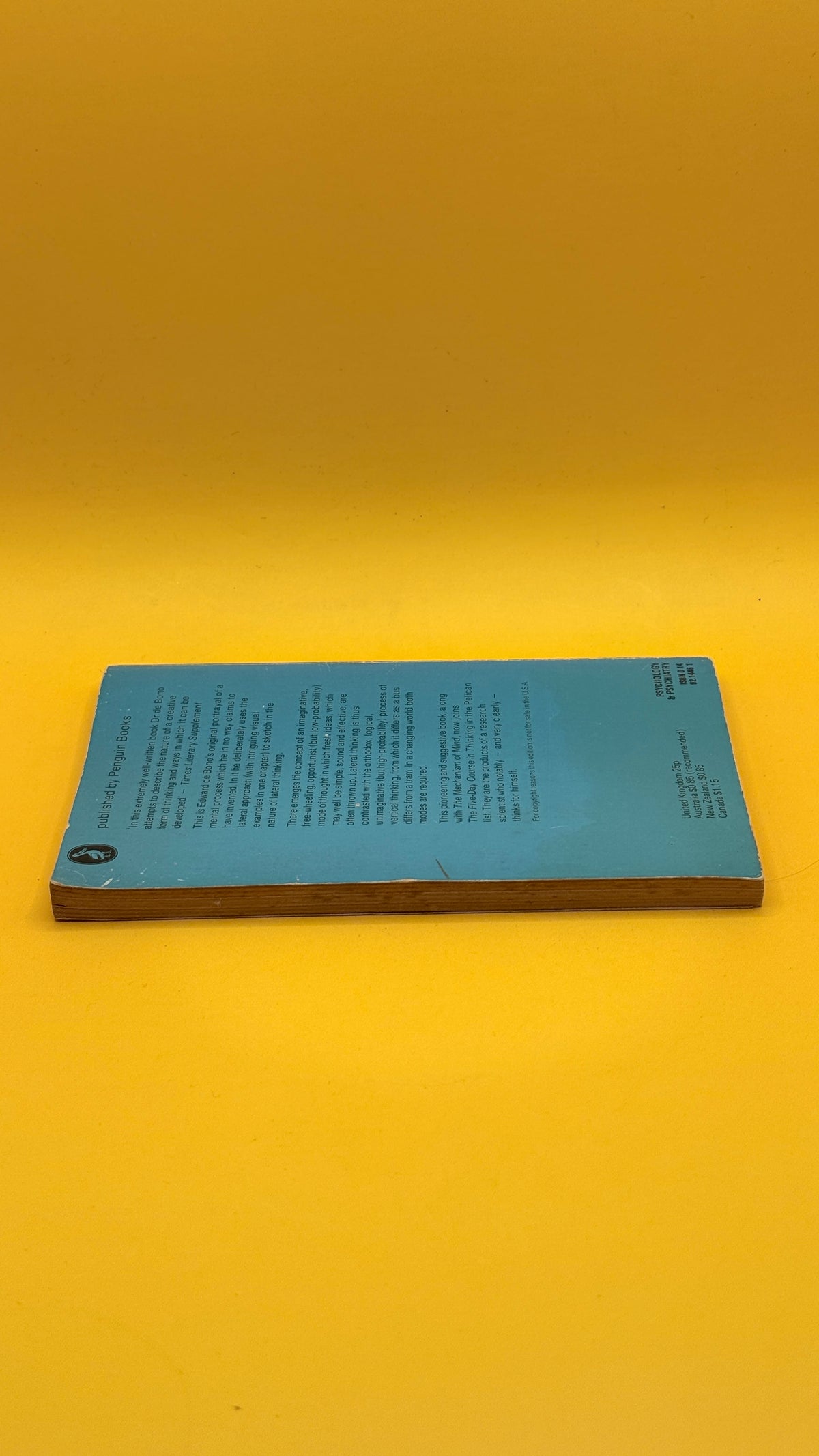 The Use of Lateral Thinking by Edward de Bono (1972)