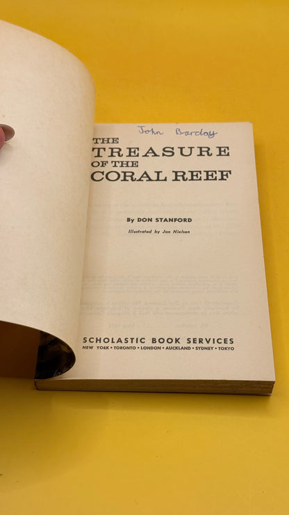 The Treasure of the Coral Reef by Don Stanford (5th printing, 1972)