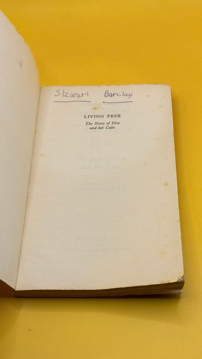Living Free by Joy Adamson (1967)