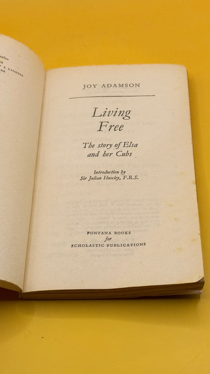 Living Free by Joy Adamson (1967)