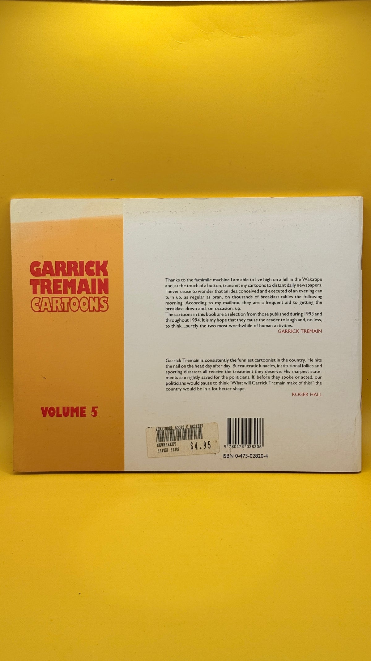 Garrick Tremain Cartoons, Volume 5 by Garrick Tremain (1994)