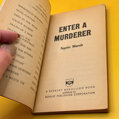 Enter a Murderer by Ngaio Marsh (1963)