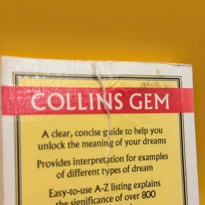 Collins Gem Understanding Dreams by Diagram Group (1993)
