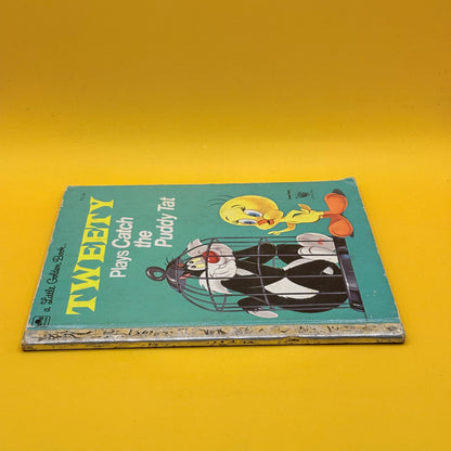 Golden Book: Tweety Plays Catch the Puddy Tat by Eileen Daly (1975)