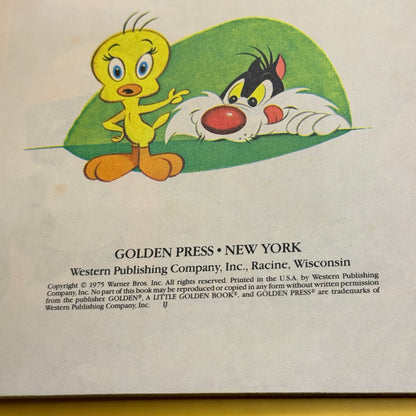 Golden Book: Tweety Plays Catch the Puddy Tat by Eileen Daly (1975)