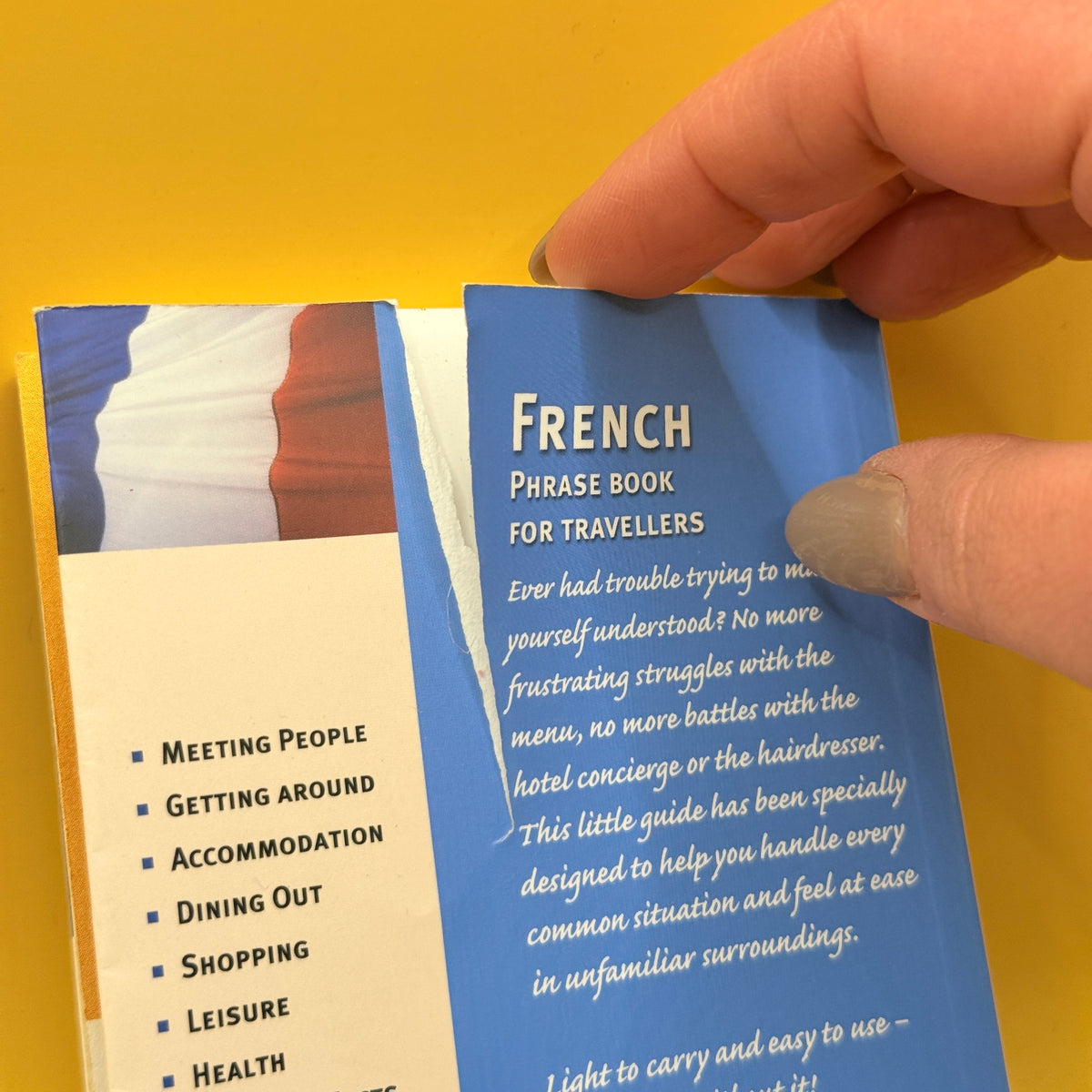 French Phrase Book for Travellers by Barbara Ender