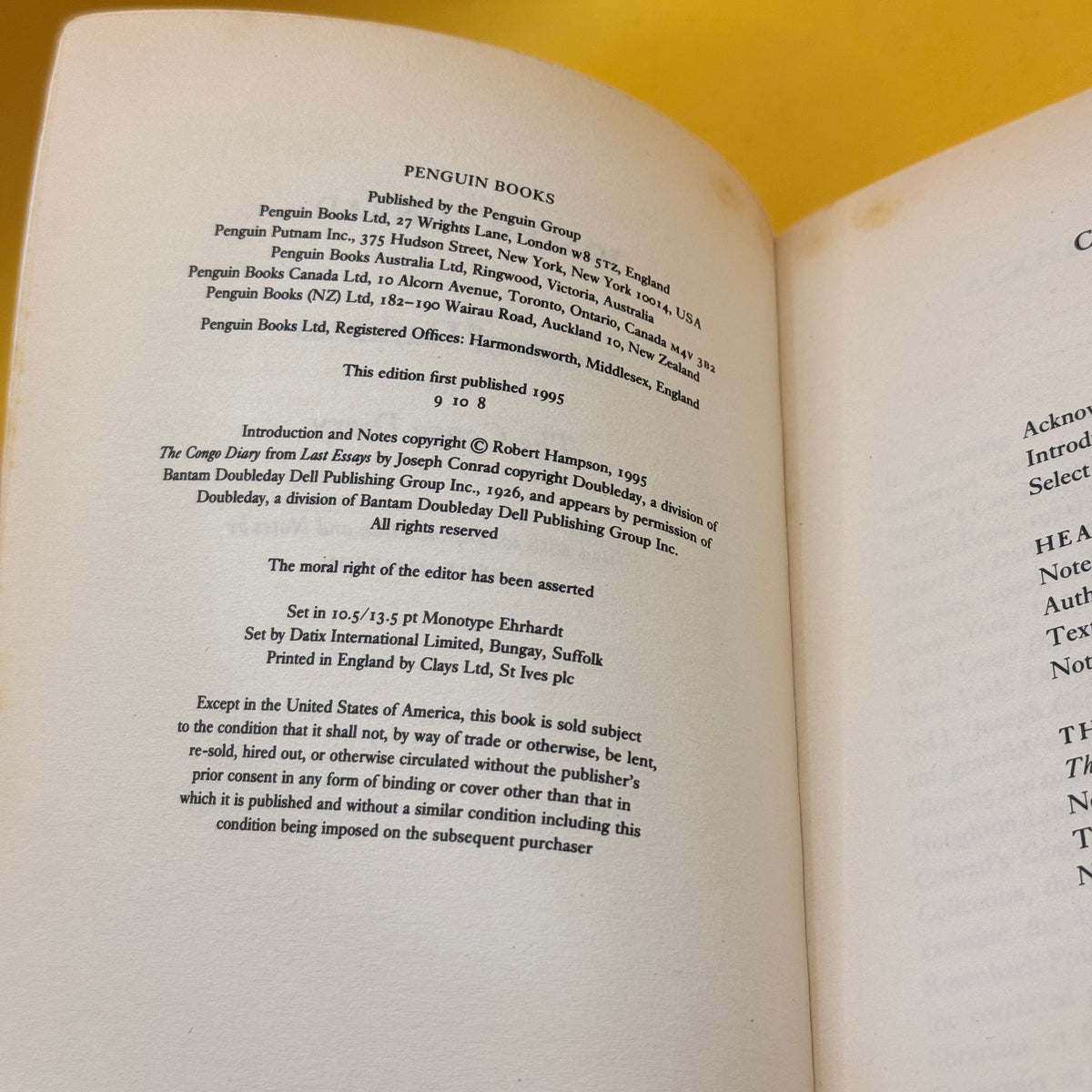 Heart of Darkness by Joseph Conrad (1995)