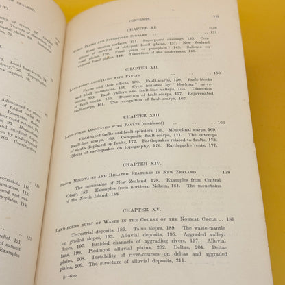Geomorphology of New Zealand, Part I: Systematic by C. A. Cotton (1922)