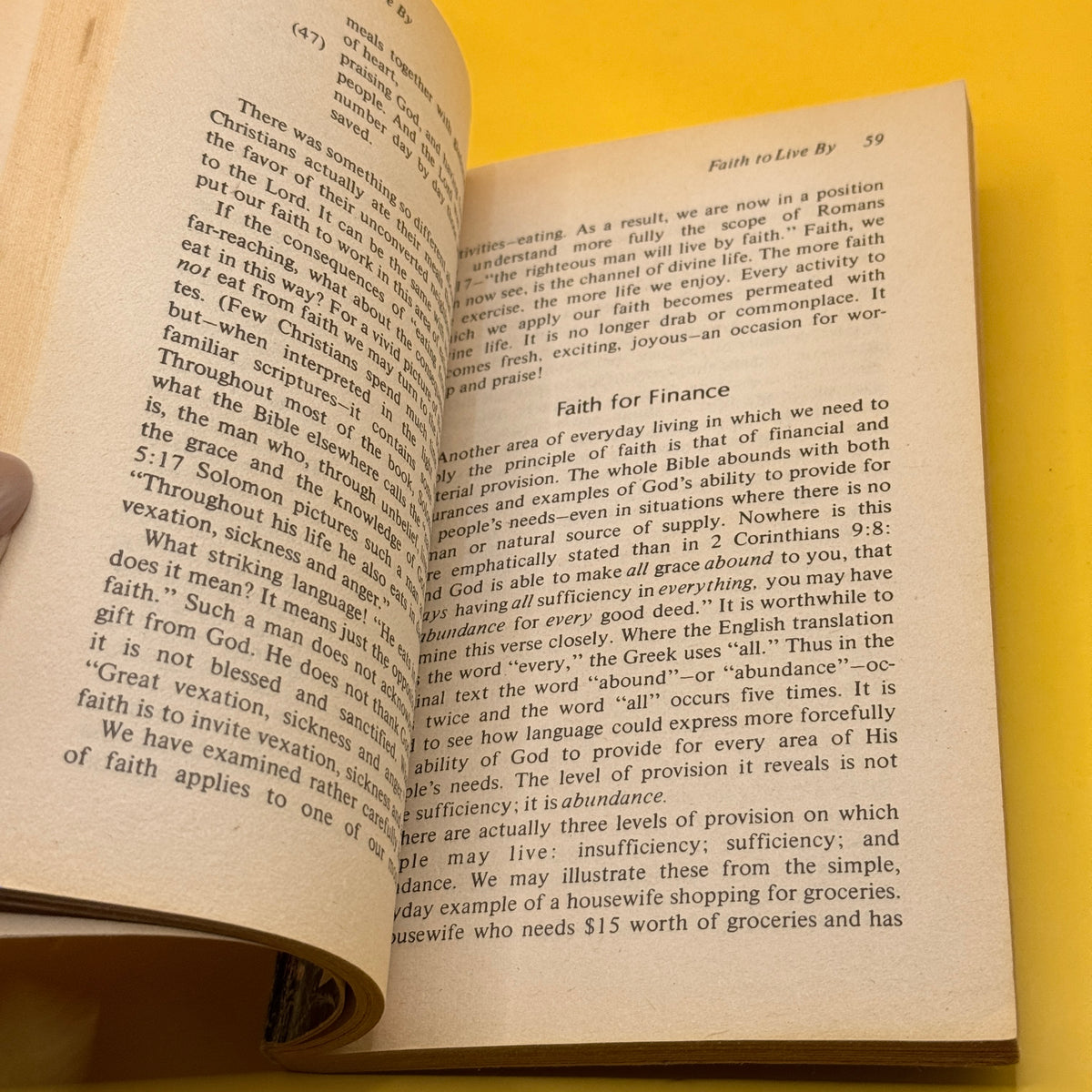 Faith to Live By by Derek Prince (1984)